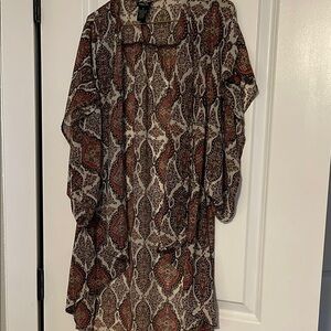 Elegant Paisley Print Dress